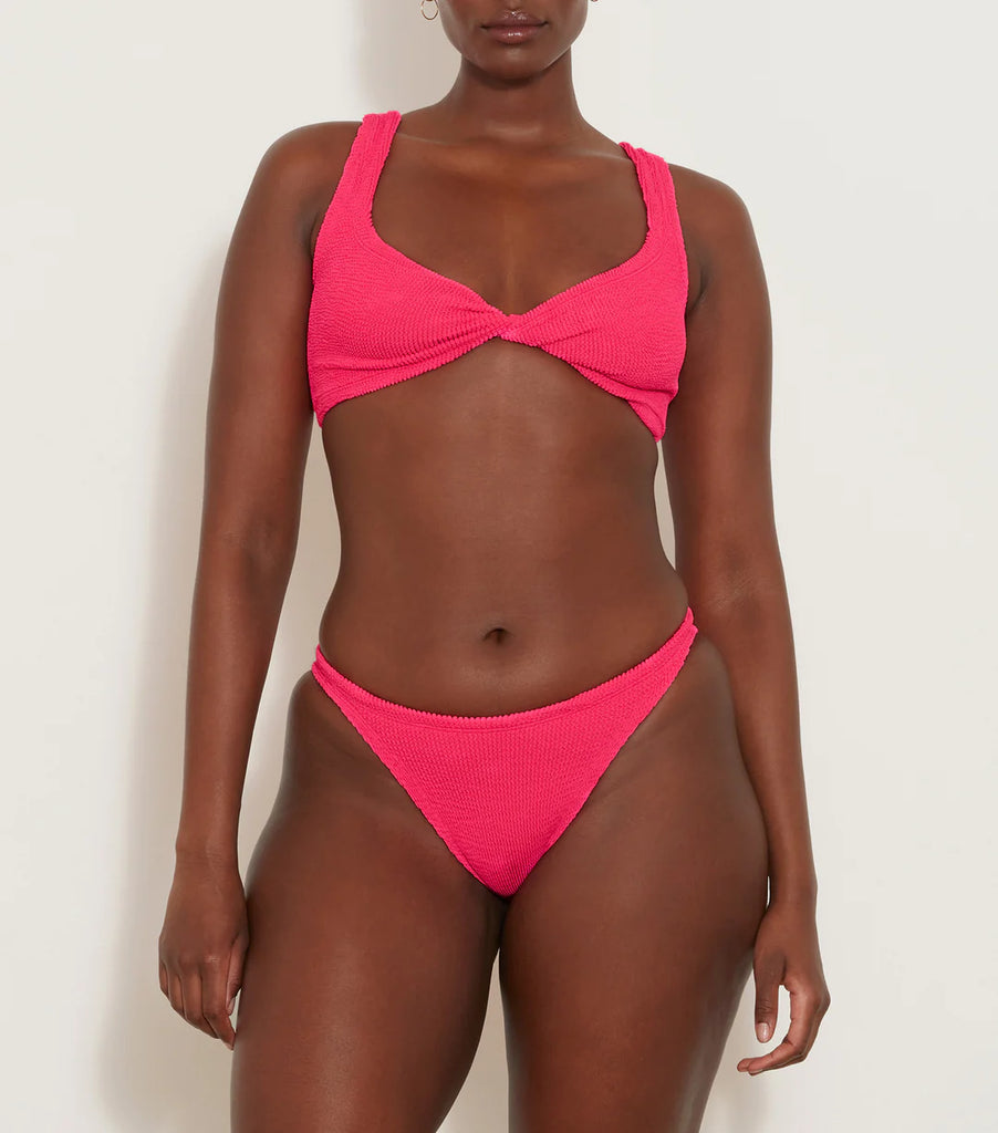 Hot Pink Cross Front Support Tankini Top – Xandra Swimwear