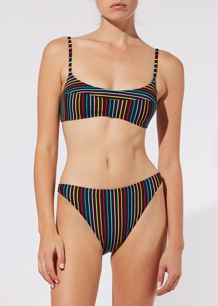 Solid and striped swim sale deals